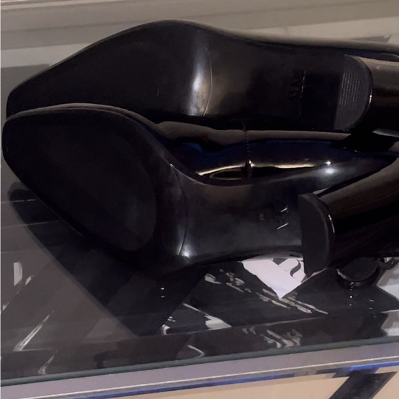 🆕 ZARA Patent Heels With Ankle Strap - Picture 4 of 11